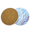 Factory direct selling spot supply ceramic plane water absorption marble pattern cork skid cushion cushion pads