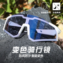 跨境户外运动骑行眼镜男日夜两用防风沙紫外线护目镜女内置近视框
