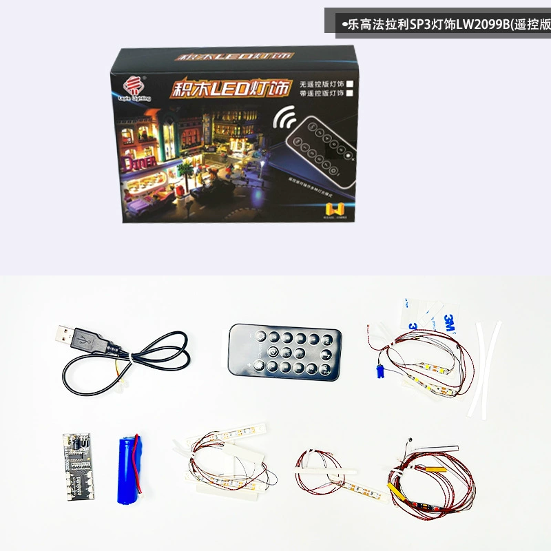DIY конструктор светильники совместимы с Lego 42143 Fa La La Li DAYTONA SP3 механическая группа LED пульт дистанционного управления освещение