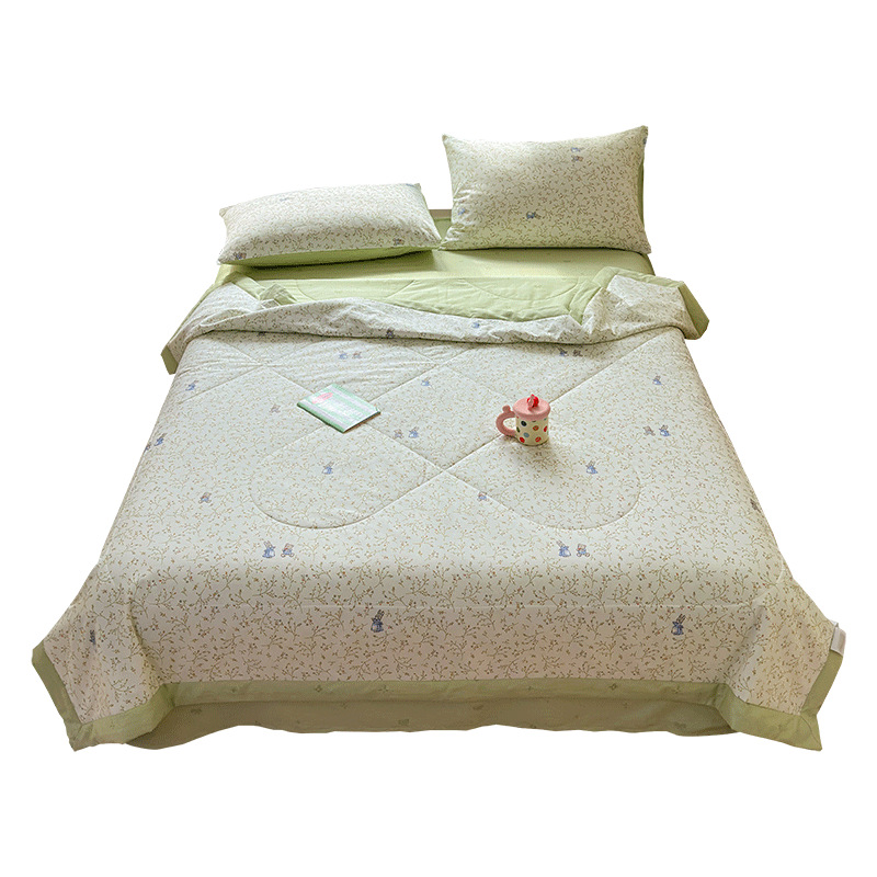 Edredón de aire acondicionado de algodón puro edredón de algodón lavable a máquina edredón de verano edredón de dormitorio edredón núcleo edredón de verano