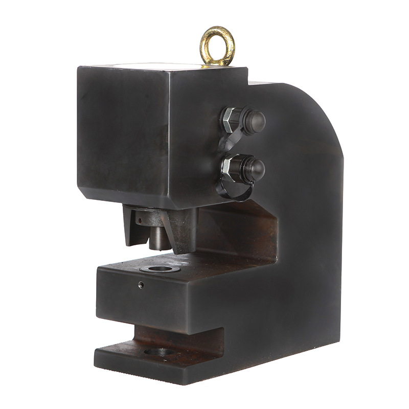 HHM-80 split dual-circuit hydraulic punching machine angle steel punching copper punch punch pitch punching machine hydraulic openings 5