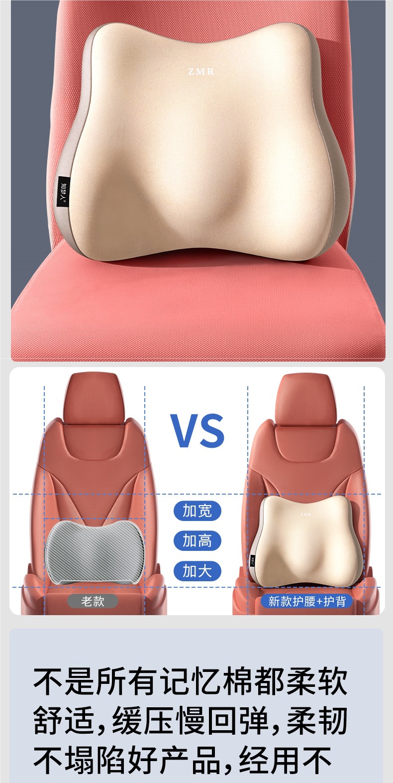 Lumbar Pillow Cushion Seat Lumbar Support Sleeping Workstation Sedentary Artifact Office Chair Waist Support Back Cushion