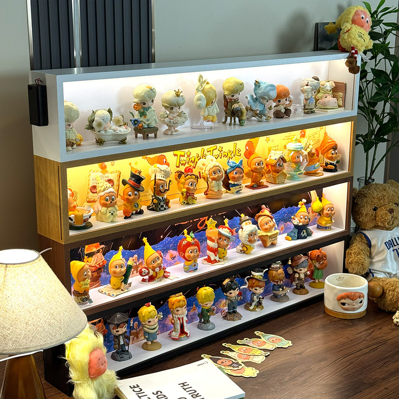 Star People Blind Box Figurine Display Frame Large Size Long Storage Display Box Wall-Mounted Hollow Picture Frame