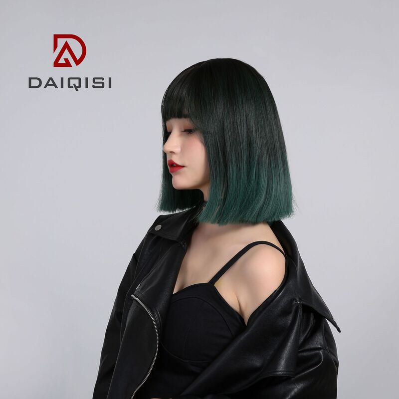 Ou Shuo wholesale new wig women's European and American fashion wig Polaris little sister with chemical fiber wig headgear