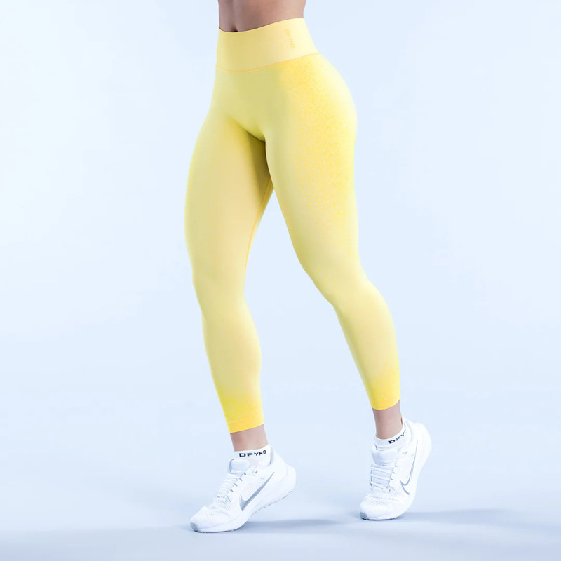 (Full Color Marked) DFYNE Ignite Dushee Pleated Hip Waist Seamless Sports Fitness Pants