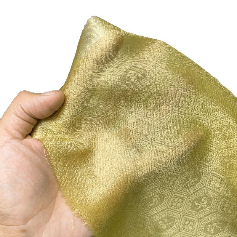 7 mm 70 puertas 100% seda de morera flor de seda seda de seda de tela jacquard FD6507