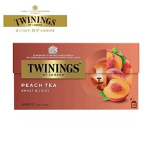 川宁蜜桃果香红茶25片英国Twinings花果茶水果茶欧洲进口红茶茶包