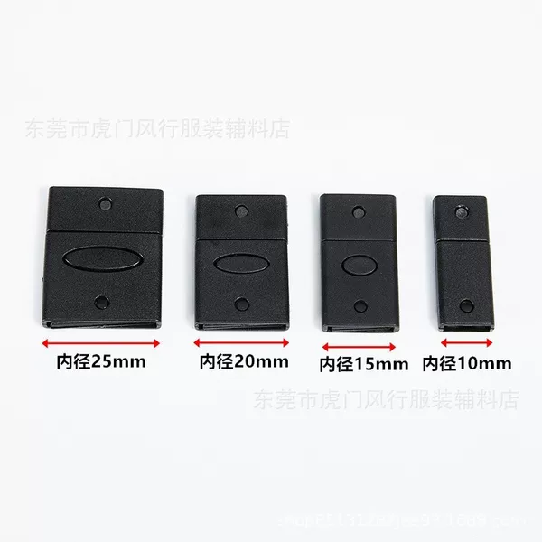 Spot plastic multi-size safety buckle 10/15/20/25mm plastic clip four-piece set of brand quick release buckle