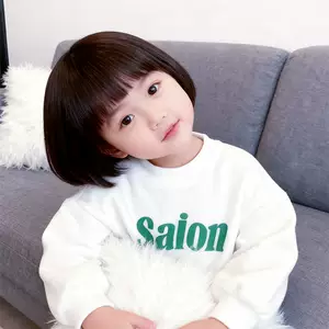 วิกผมปลอมเด็กผู้หญิง ทรงบ๊อบสั้น หน้าม้าเต๋อ