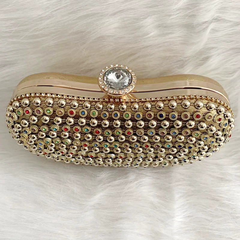 Оптовые дамские накидки Banquet Banquet Bar Pack Fashion и простые бриллиантовые Banquet Ms. Party Piece Diamond Dinner Bag
