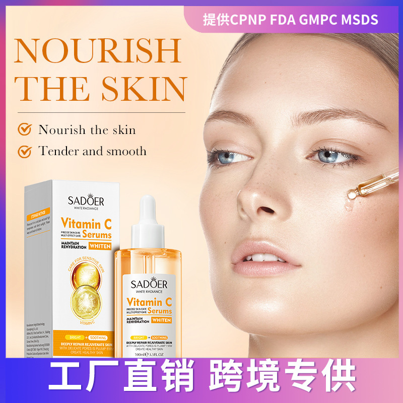 Full English SADOER Vitamin C Serum Hydrating Pore Minimizing Essence Original Solution_voghion.com