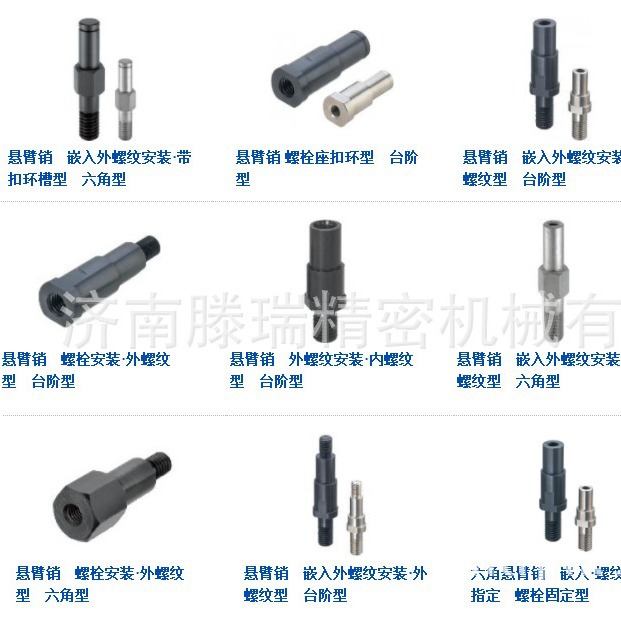 悬臂销/铰链销，FXCC  FXNCC PFXCC  PFXNCC SFXCC  SFXNCC