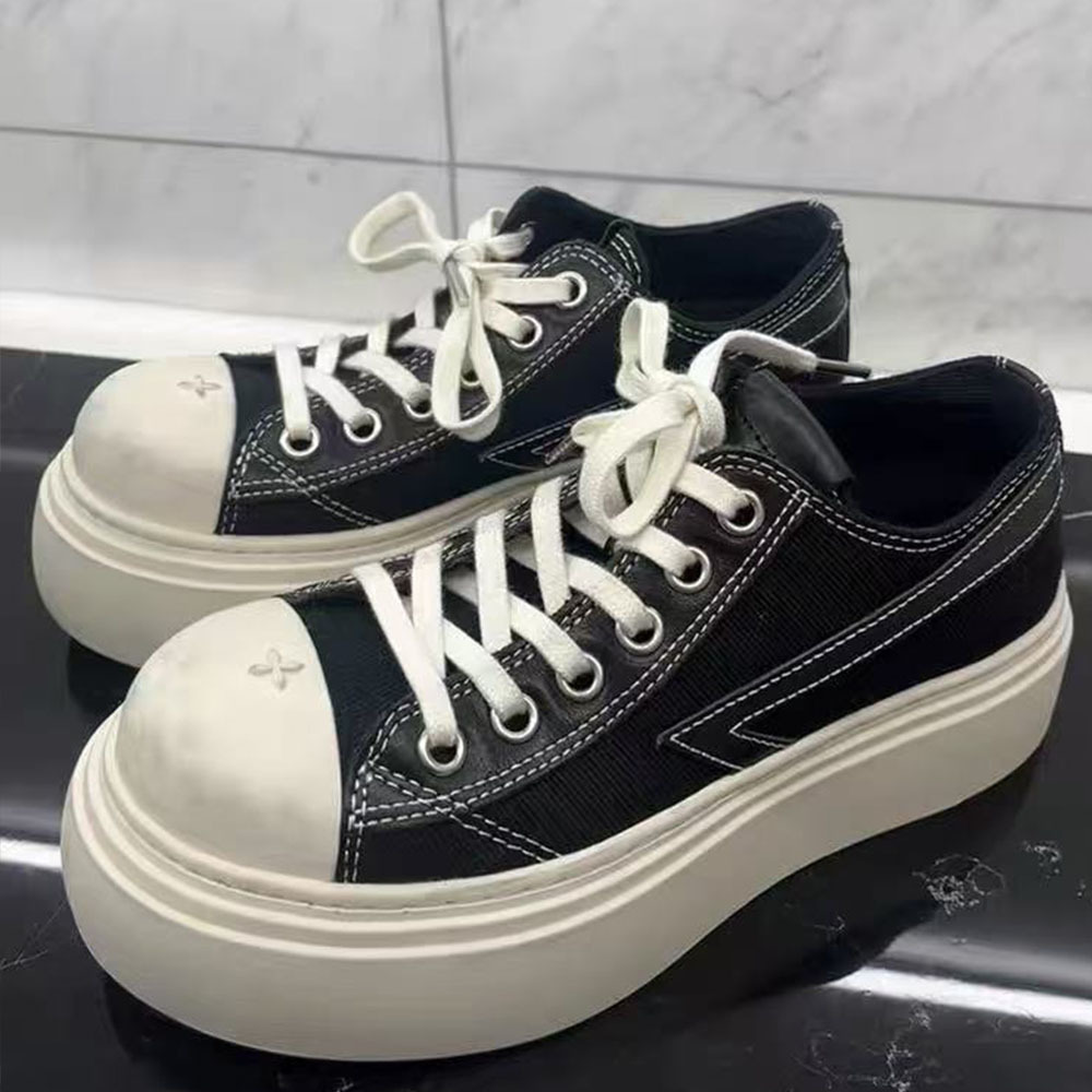 3.0 Cross Flower Smfk Canvas Shoes Night Meteor Leather Sneakers Black and White Casual Sneakers Wilderness 2026 New Model