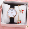 Fashionable cartoon women's watch, quartz watches, bracelet, set, with little bears