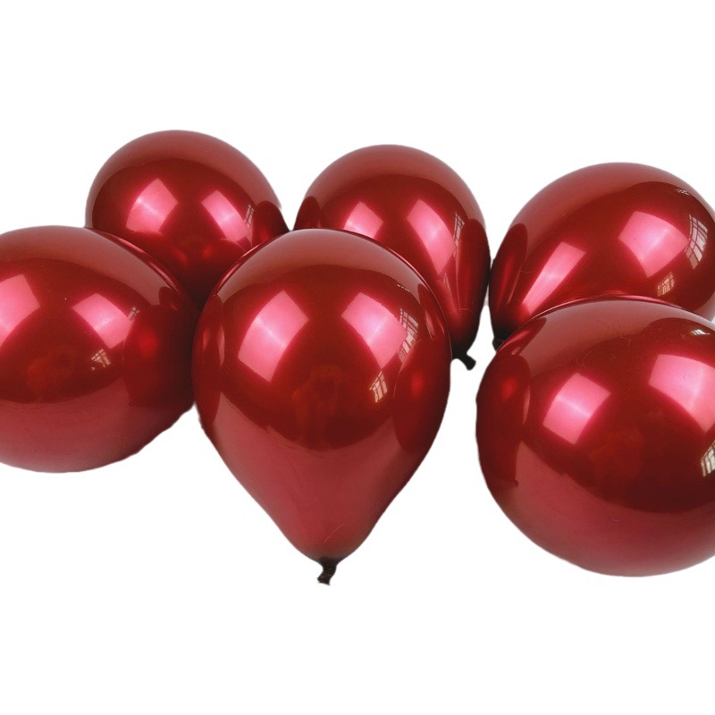 Globos Rojos de Chanel, Globos Rojo Vino Cereza para Celebración de Bodas, Globos para Salón de Bodas, Globos para Boda