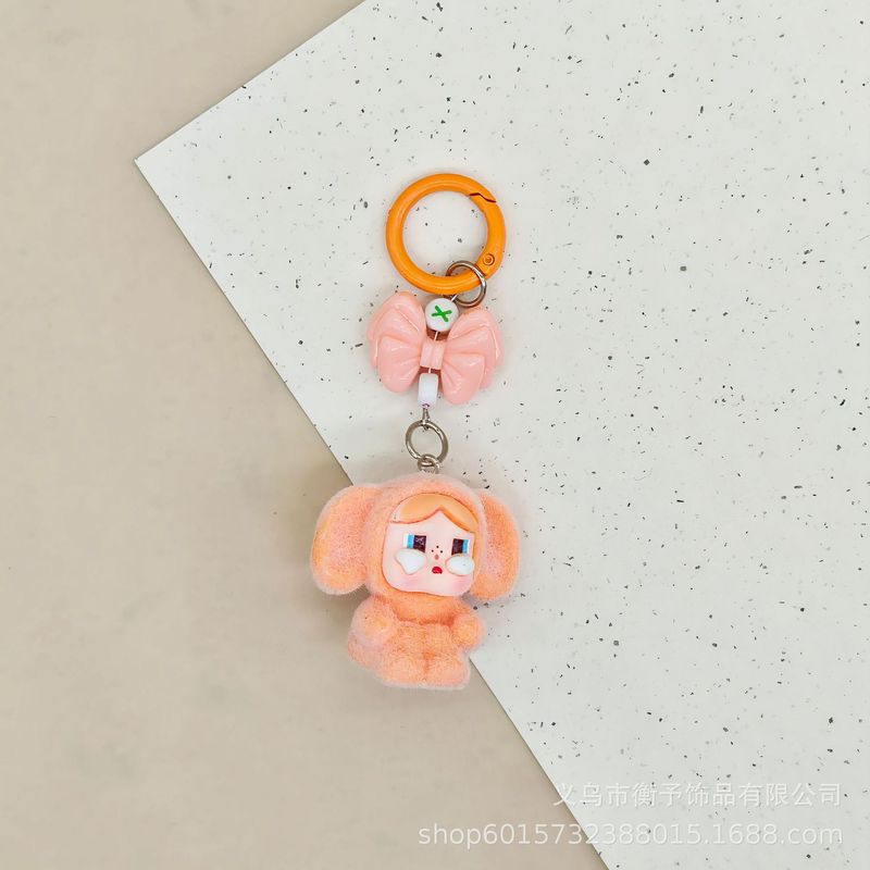 人気のクロスボーダー樹脂植毛泣き赤ちゃんキーホルダーペンダントかわいいバッグ小さなアクセサリー装飾品ジュエリーアクセサリー卸売|undefined