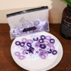 White and purple bird bag 100 pieces