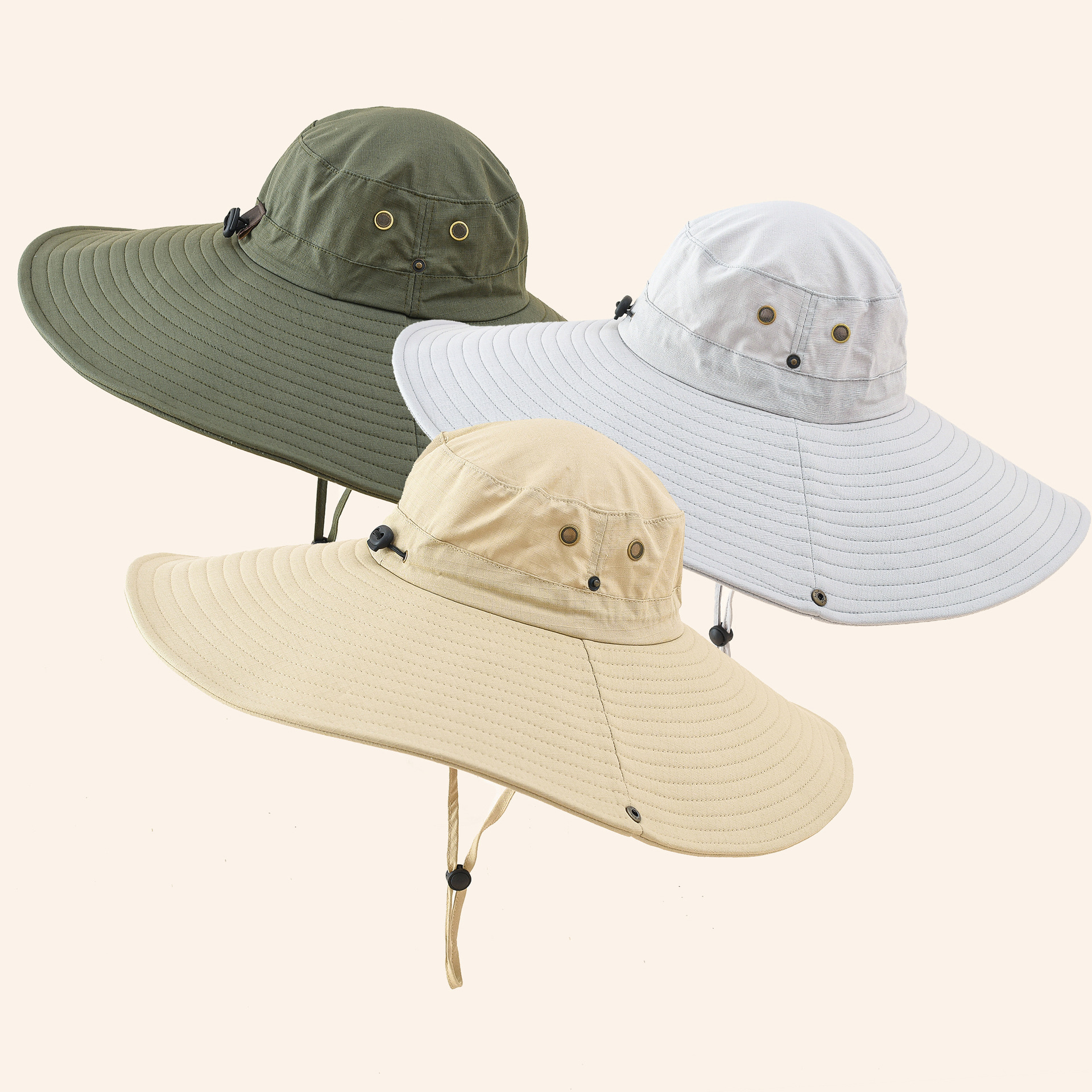 Sombrero de pesca para hombre sombrero de sol al aire libre cubierta de pesca cara más tamaño sombrero de Sol para hombre protección solar protección UV