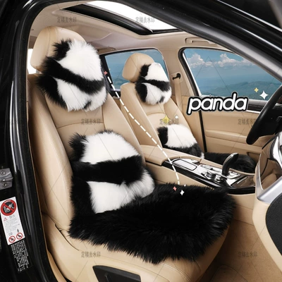 Cushion Chair Cushion Internet – Wool pad - panda-plush-headrest-lumbar-support-seat-cushion-6-piece-set