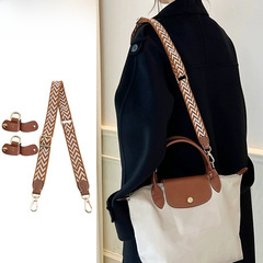 廠家直銷龍驤肩帶短柄小號餃子包改造免打孔斜挎包包帆布寬背帶