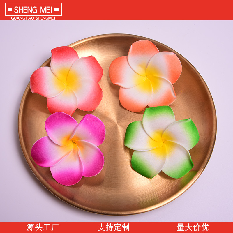 Artificial frangipani headdress hair clip hair accessories Dai frangipani beach tourism holiday decoration DIY in stock