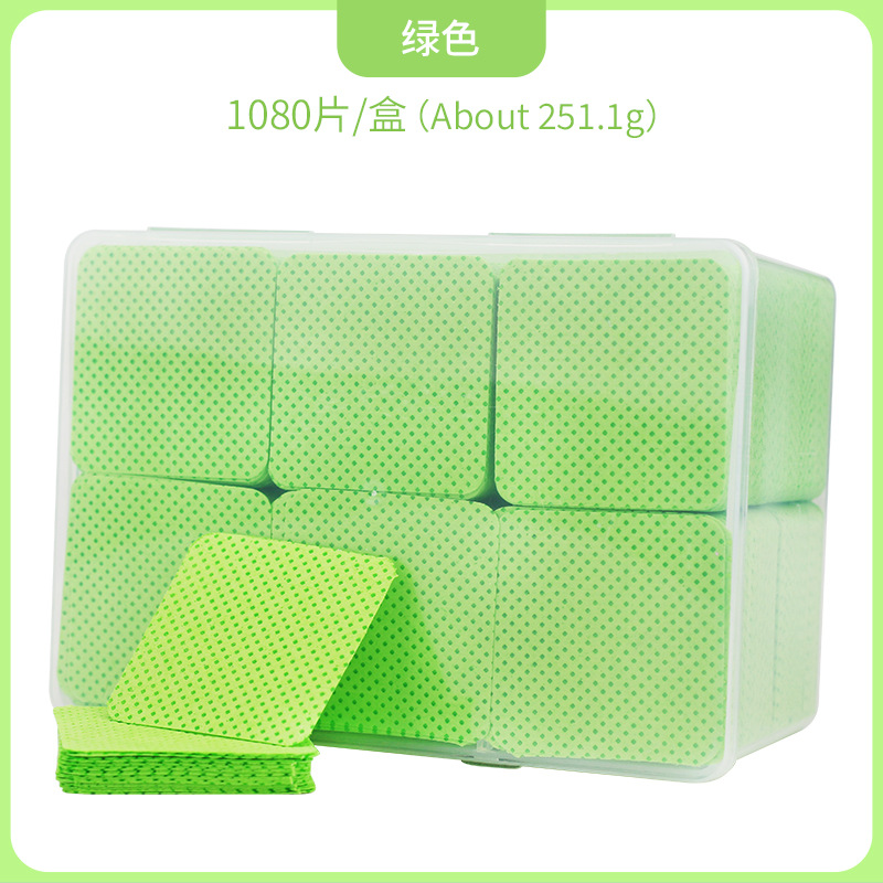 1080 piezas de pegamento de pestañas botella de tela de limpieza de uñas mágicas limpieza de algodón sin cabello limpieza de algodón de uñas