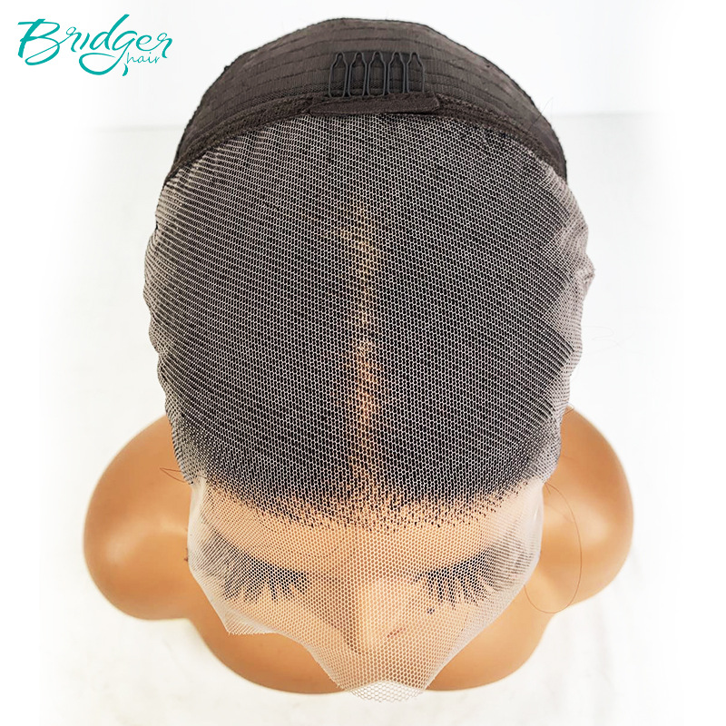 13*4 cuciture doppie disegnate copricapo BOB #350 parrucca di capelli veri parrucche di capelli umani_voghion.com