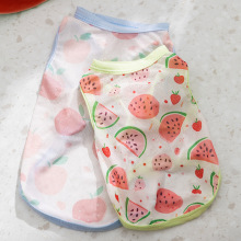 薄款透气网眼背心中小型犬泰迪比熊猫咪春夏季宠物服饰小狗狗衣服