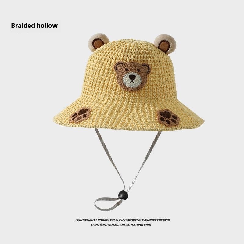 Chapeau de protection solaire pour enfants, prix d'usine, vente directe, chapeau d'été vide, protection UV, chapeau de soleil pour bébé, chapeau de soleil respirant, dessin animé_voghion.com