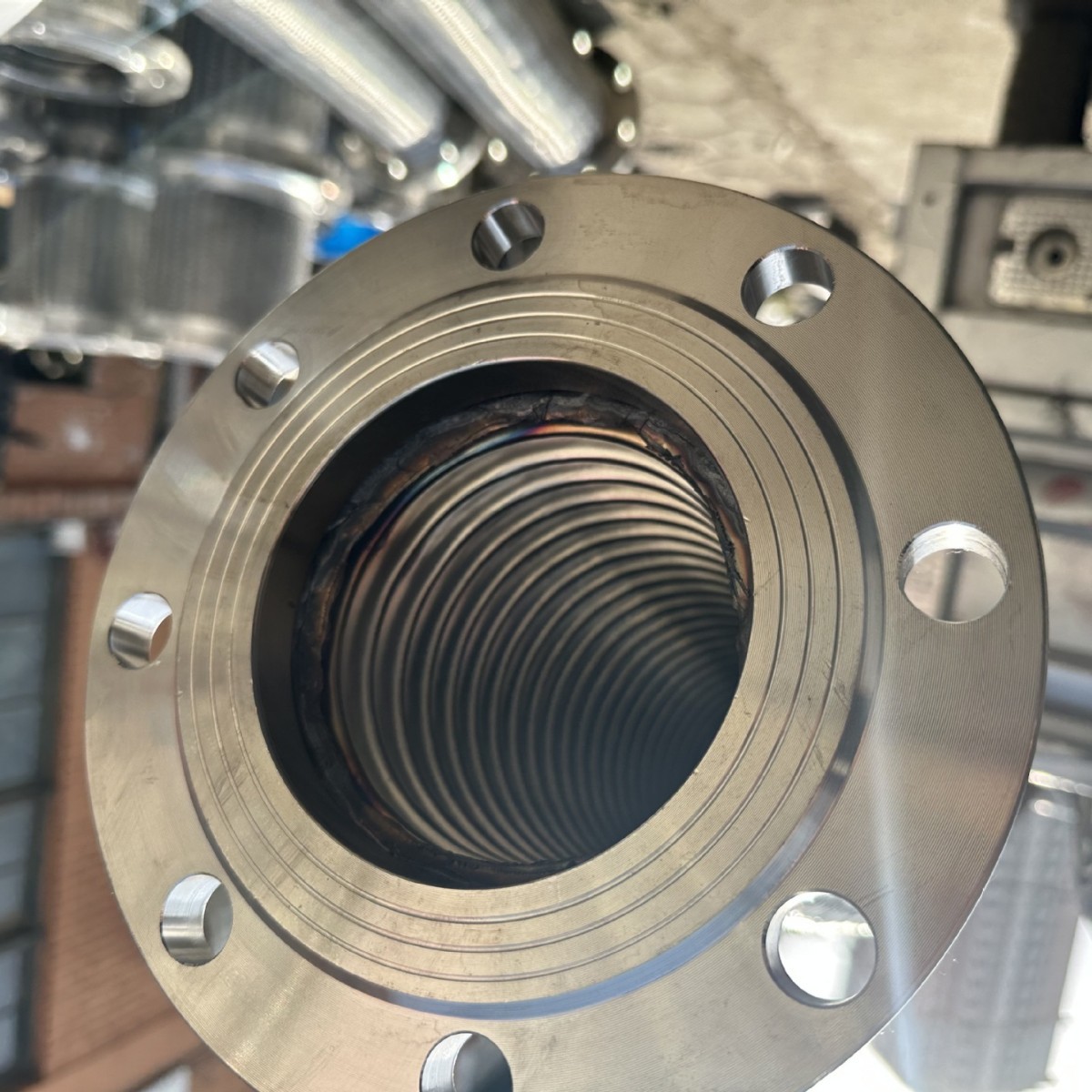 304法兰式金属软管化工厂 槽罐车用扳把式快速接头连接管