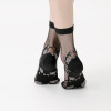 Summer socks, thin non-slip breathable crystal, glossy tights, mid-length, absorbs sweat and smell