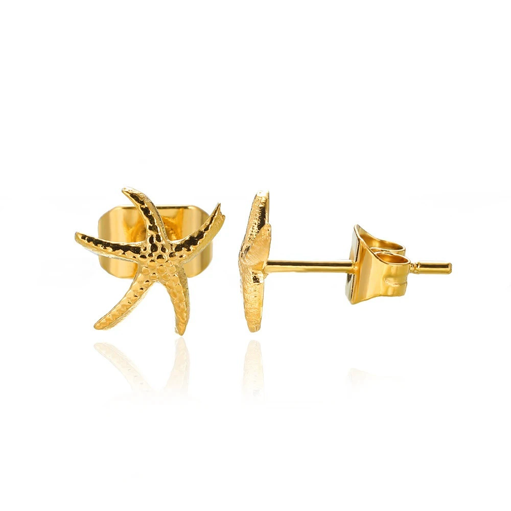 Adjustable Marine Shell Ring, Gold-Plated Beach Accessory, One Size (0.005 kg)