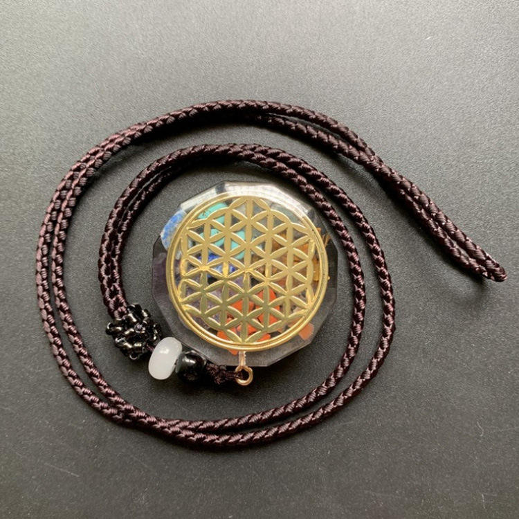 7 Chakra Aleafa Armlet Presents 7 Pendente A Sospensione A Sospensione In Pietra Ciondolo Pietre Chakra