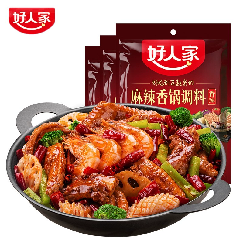 Хорошая семья Соус Spicy Pot 220 грамм Жареные блюда Мао Xuewang сухой горшок рыба Пряная струна креветок ароматный Maocai Home