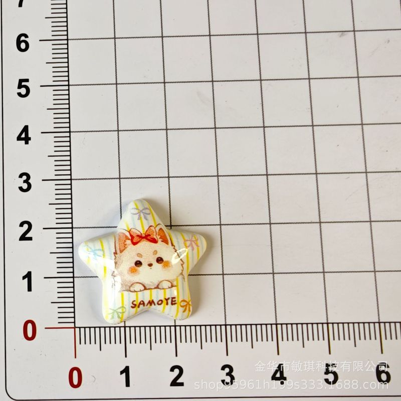 新しい漫画アップル動物スター diy 携帯電話ケース靴バックルヘアピンジュエリー樹脂アクセサリー材料卸売|undefined