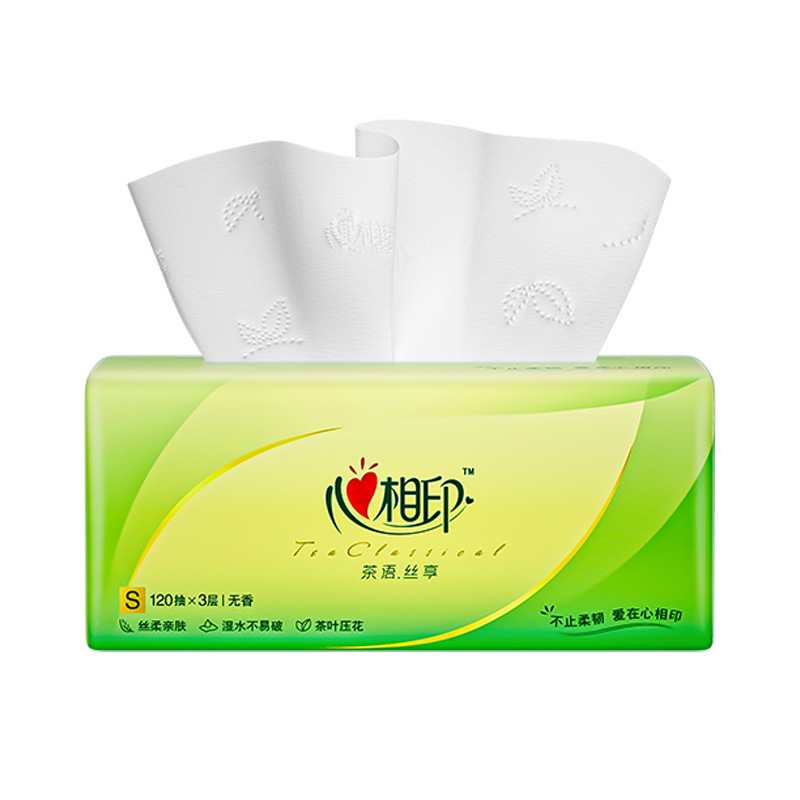 心相印吸紙茶語ティッシュ家庭用トイレットペーパーティッシュ母子吸紙オフィス全箱卸売り小包