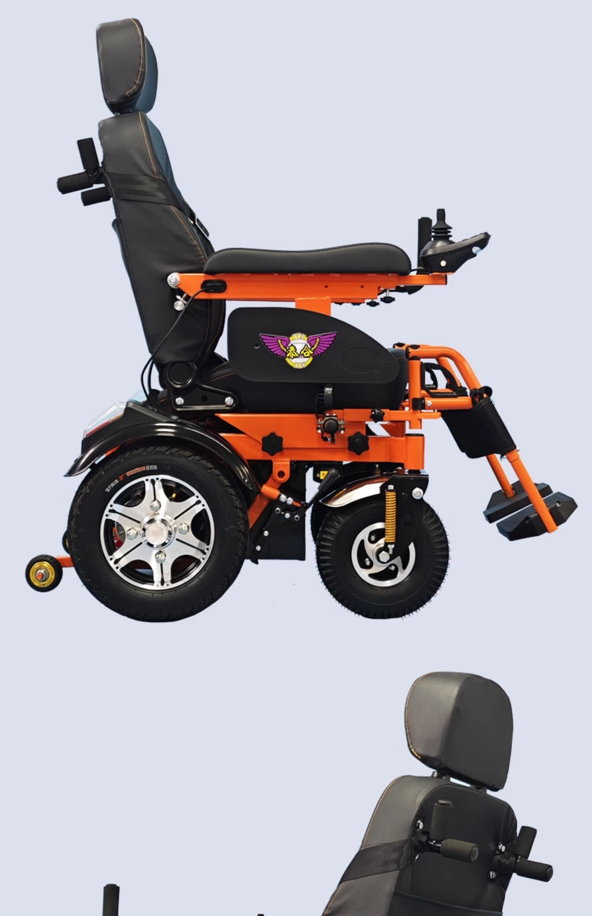 New High-Back Electric Wheelchair for Disabled People, Smart Four-Wheel Electric Scooter, Electric Scooter for the Elderly