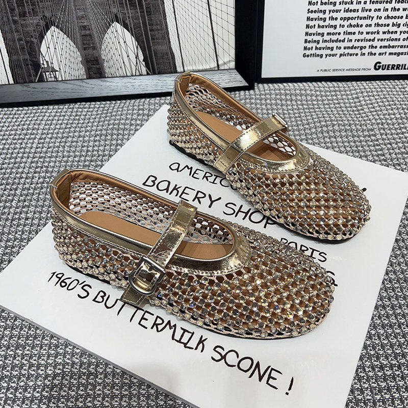 Mary Jane Donna Traspiranti In Mesh Con Rialzo Interno Estivo_voghion.com