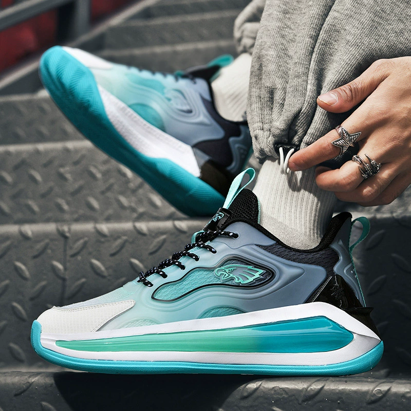 Светящиеся баскетбольные кроссовки мужские MD высокоэластичные спортивные кроссовки для пар ночные флуоресцентные туфли для пап звук трения