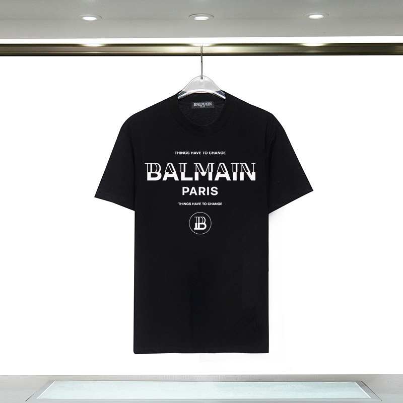 Balmain Balmain Printed Round Neck Short-Sleeved T-Shirt Amazon Women's Top t