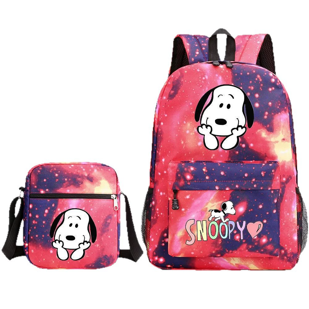 Nuby, Snoopy, набор, вместительный дорожный рюкзак для мужчин и женщин для путешествий, комплект из 3 предметов