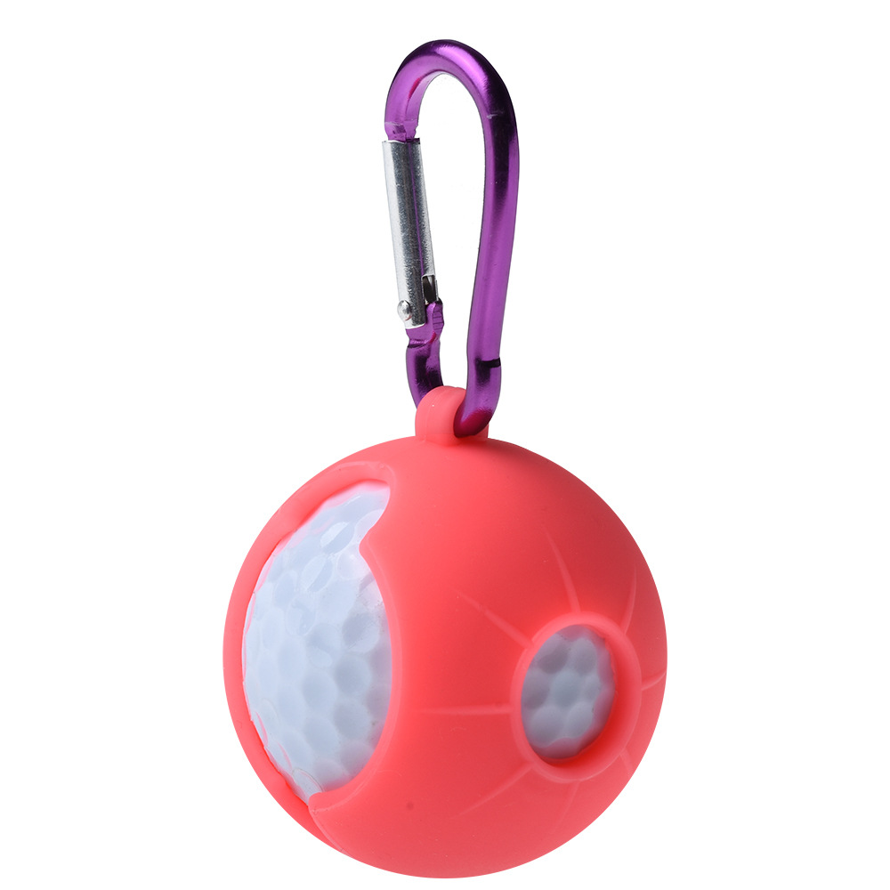 GOLF cubierta protectora bola de golf cubierta de bola de silicona mini bolsa de almacenamiento suministros de golf