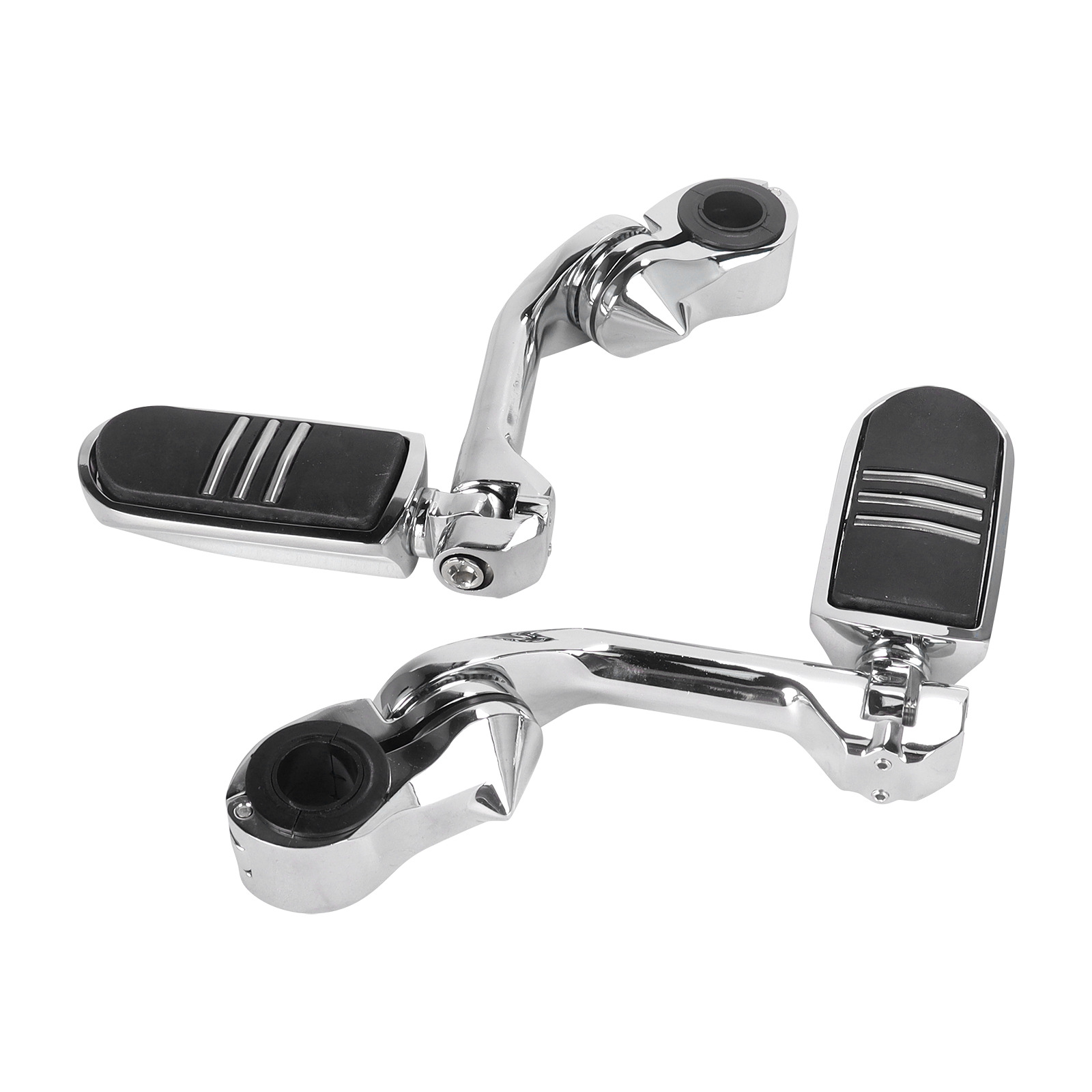 Motorcycle Footrest Combination Long Footrest Bracket Harley Road King Fat Boy Bumper Footrest Guard Bar Rest Bracket
