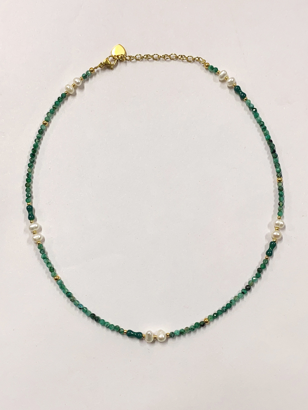 40g Weight Beads Pendant Material Necklace Classification Titanium Steel Chain Material 1 Piece Quantity Holiday, Daily Occasion natural stone, Freshwater Pearl, Titanium Steel Material Geometric Pattern Women's Gender Irregular, Chain Design Simple Style Style Simple Style Geometric Natural Stone Freshwater Pearl Titanium Steel Necklace In Bulk 31