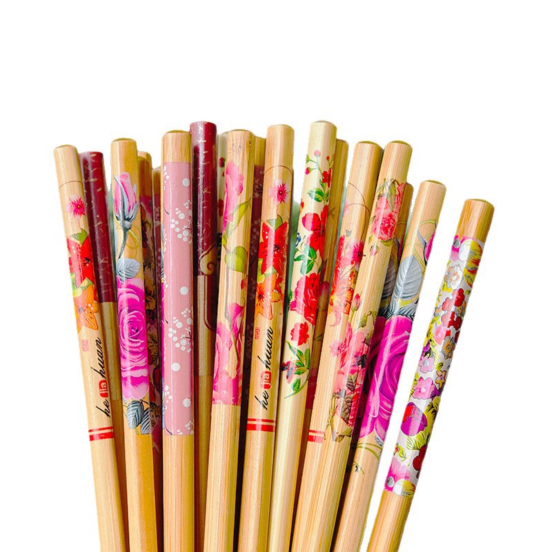 Alishan printed bamboo chopsticks run to the rivers and lakes to set…