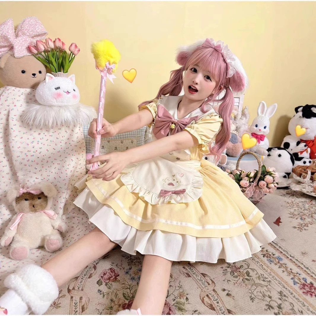 Милое японское платье, косплей, Lolita OP, в стиле Lolita