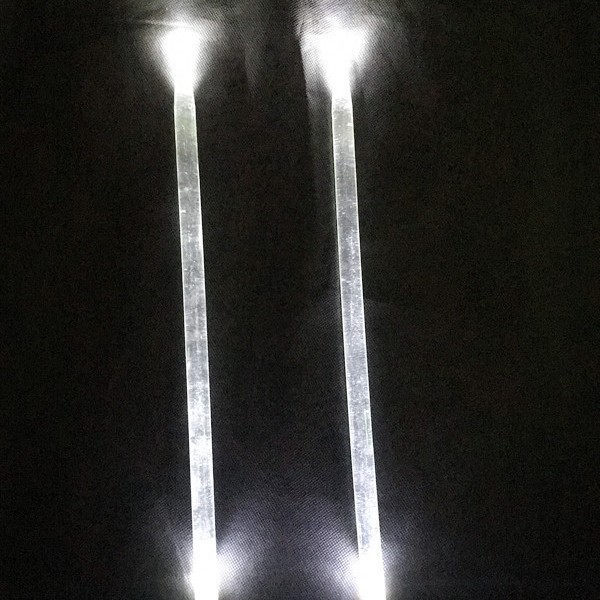 Palillo luminoso 5A tambor conjunto palillo del tambor Jazz tambor martillo fluorescente etapa rendimiento acrílico luminoso palillo del tambor