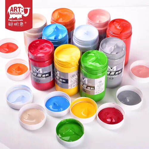Meibang Qifu Acrylic Paint 300ml White Hand-painted Creative DIY Waterproof Sunproof Non-Fading Interior and Exterior Wall Painting