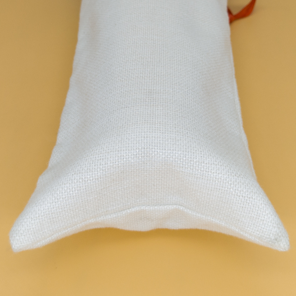 Bolsa de cordón de impresión de transferencia de calor 300g bolsa de cordón de lino bolsa de vino de cordón de producción creativa dibujo DIY material en blanco