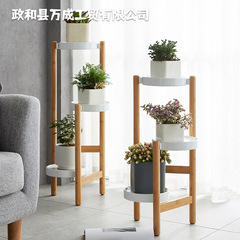 花架子客廳家用花盆架陽台盆栽置物架鐵藝落地式花架多層一件代發